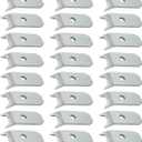 24pcs Trailer Wood Deck Clips Heavy Duty Floor Hold Down Steel Clips 1/4" Plate, Bearclaw Steel Clips fit for Trailer, Truck, Warehouse and Boat Deck Planks