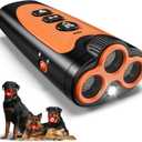 2 x Dog Bark Deterrent Device, 3X Ultrasonic Anti Barking Device for Dogs, 6 Modes 23FT Range Bark Control, Stop Barking Neighbors Dog, Safe & Humane Rechargeable Behavior Correction Devices - Black
