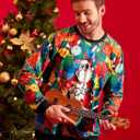 Arvilhill Men's Ugly Christmas Funny Graphic Long Sleeve Unisex Sweatshirt (S-3XL) (M)