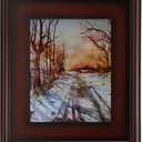 Creative Mark Plein Air Style Frame, Mahogany, 24x36-2.75" Wide Moulding with 1/2" Rabbet Depth, Open Back W/O Glazing, Museum Quality, For Art Panels, Stretched Canvas, Pictures & More