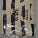 Viottiset Women's 2 Piece Outfits Stripe Sweatsuit Set Long Sleeve Button Sweatshirt Wide Leg Sweatpants Lounge Set, XL