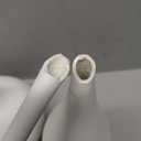 White Ceramic Vase Modern Boho Wabi-Sabi Flower Vase Set of 3 Decorative Aesthetic Vases for Centerpieces Pampas Matte Minimalist Vases for Living Room Table Shelf Home Decor Gift