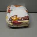 Buryeah 4 Pcs 40 x 50 Inch Thanksgiving Fall Throw Blanket Warm Soft Pumpkin Maple Autumn Plush Blanket Flannel Fleece Throw for Couch Chair Bedroom Picnic Home Decoration