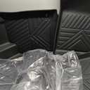 PWY Automotive Floor Mats for Honda Accord 2023-2025 2026 (Include Hybrid), TPE All Weather Car Mats Full Set, Custom Floor Liners for Accord, 1st & 2nd Row (3PCS), New Car Accessories, Black