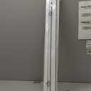 LazBlinds No Drill Zebra Blinds for Windows 33.5" W x 48" H, White