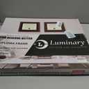 Luminary 15x18 Wood Diploma Frame with 11x14 Opening Black Mat for College Degree Certificate Document, Walnut Color Wooden Frame with Tempered Glass Panel for Wall Mount Display