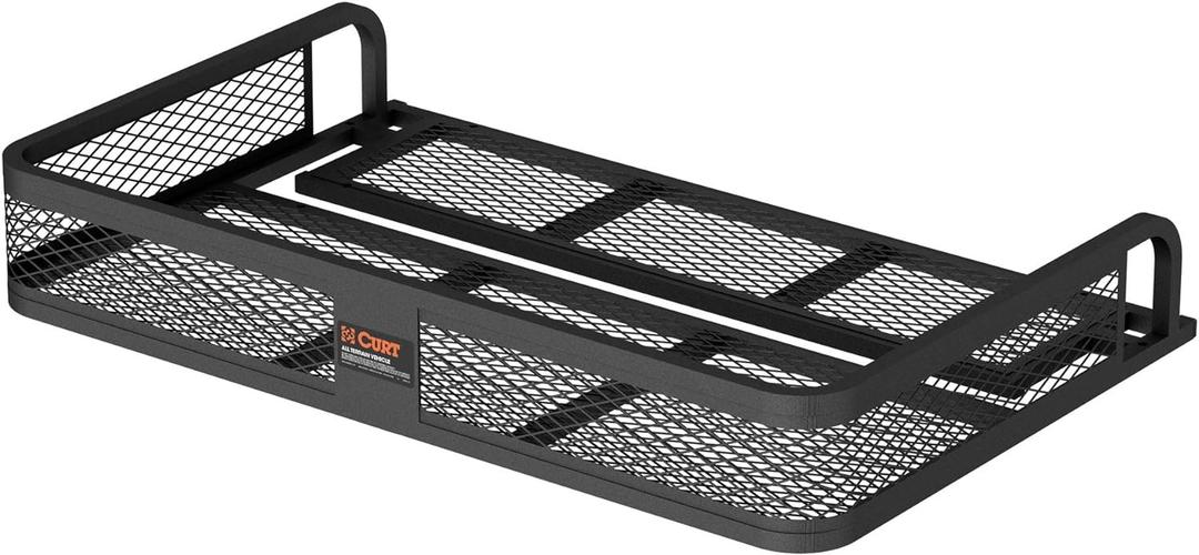 CURT 18101 41 x 26-Inch Universal ATV Cargo Carrier, Black Steel