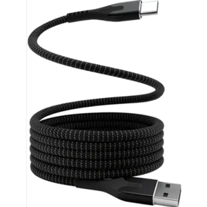 Cable Apple Quick Charge Cable to USB C Extended Length 6.5 Foot Black