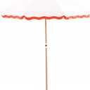 6FT Patio Beach Umbrella for Outdoor, UPF 50+ Sun Shade for Patio, Backyard, Garden, Pool and Beach, Tilt Adjustable, Portable, Harbour Ros Pink