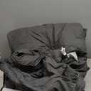 Goose Feather Down Fiber Comforter Cal King Size,100% Organic Cotton Duvet Insert,All-Season Luxury Duvet Insert with Baffle Box Design, 750+Fill Power Hotel Collection Bedding Comforter (Grey)