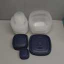 Rubbermaid Easy Find Lids Food Storage Containers with Vented Lids, 26 Piece Set, Blue