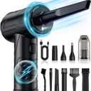 Powerful Compressed Air Duster for Deep Cleaning-Replace Compressed Air Can-No Canned Air Duster-Keyboard Cleaner-PC Cleaning-Rechargeable-3-Speeds-95000RPM Cordless Air Blower-Car Duster 8000mAh