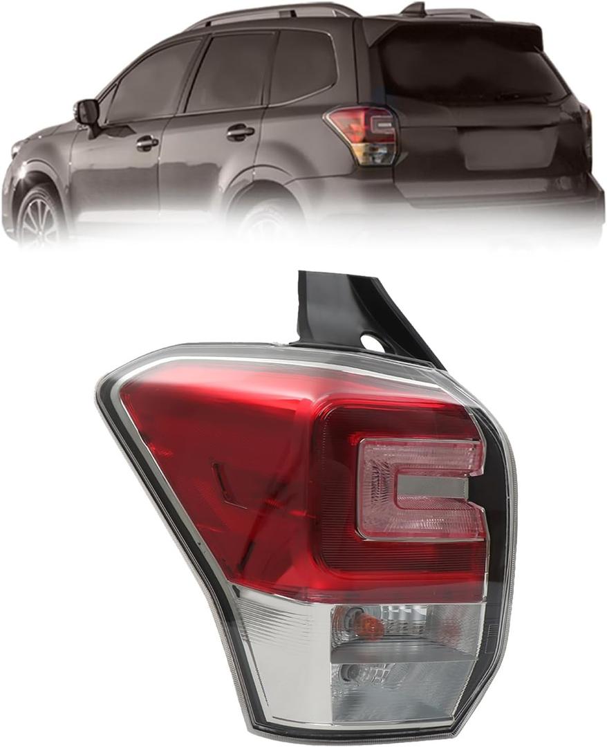 Silscvtt Rear Brake Tail Light Assembly Replacement for Subaru Forester 2017 2018 Tail Lamp Left Driver Side LH 84912SG151