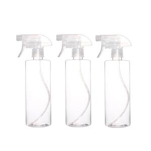 BAG1B671RgL 3 CLEAR SPRAY BOTTLES WITH WHITE LIDS