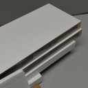 Bellsal Floating Shelves for Wall, White Engineered Wood Wall Shelf Set of 4, 16" Wall Mounted Floating Shelf for Kitchen, Living Room, Bedroom, Bathroom Storage, Book Shelf for Walls Home Decor (4 pcs: 15.7*5.7)