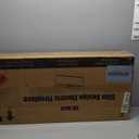 36 Inch Electric Fireplace Recessed and Wall Mounted, Fireplace Heater and Linear Fireplace, Ultra-Thin Electric Fireplace, Low Noise, with Timer, Remote Control, Adjustable 12 Flame Color, 750/1500W