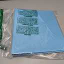 3 Ring Binder 1.5 Inch Blue, 1  inch Binder Clear View Cover with 2 Inside Pockets, Colored School Supplies Office and Home  by Enday