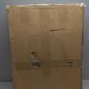 4 in 1 Folding Bedside Commode Chair for Elderly with Arms and Back,Adjustable Height Raised Toilet Seat with Handles,Adults Potty Chair for Seniors,Disabled Holds Up to 350 lbs