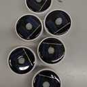 VOOKRY 6 Pcs Solar Tea Lights Outdoor - Flickering Solar Candle Lights Flameless Dusk to Dawn Lighting Waterproof Rechargeable LED Candles for Lantern Garden Camping Party Home Decorations,2.3''x2.1''