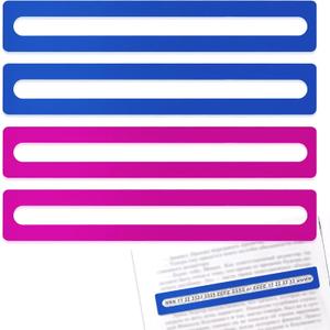 4 Pcs Mahjong Line Finder,Beginner Mahjong Line Reader,Mahjong Card Line Guide,Mahjong Accessories for Mahjong Beginners and Mahjong Lovers