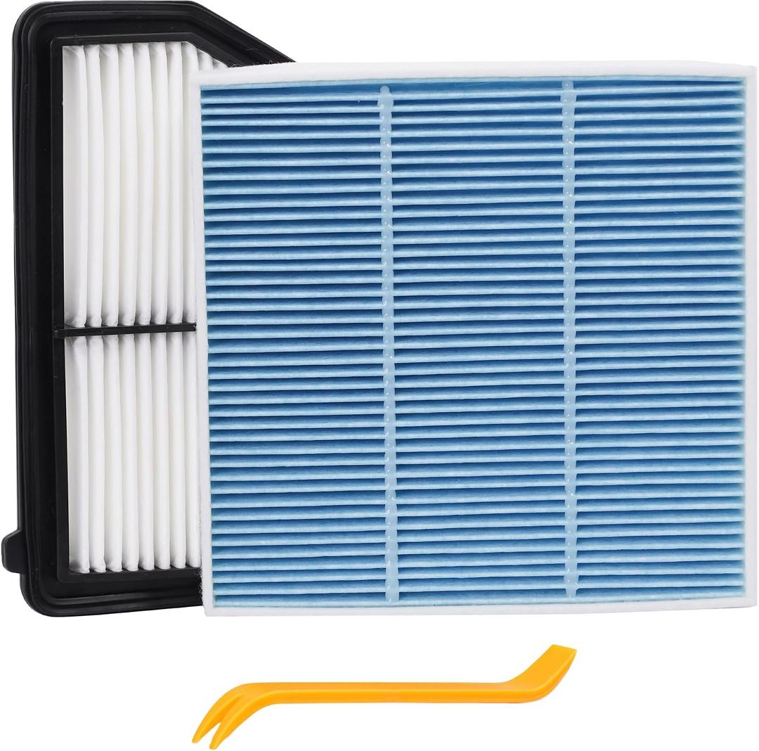 Engine Air Filter&Cabin Air Filter Combo Fits Honda Civic 2.0L 2016-2025,HRV 2.0L 2023-2026 CF11182&CA12051
