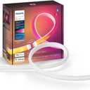 Philips Hue Indoor 3-Foot Smart LED Light Strip Extension - Flowing Multicolor Effect - Requires Base Kit - 1 Pack - Control with Hue App - Works with Alexa, Google Assistant and Apple HomeKit