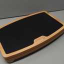 StrongTek Adjustable Wooden Foot Rest for Under Desk, Ergonomic Office Footstool with 3 Height Levels, Improves Posture & Leg Circulation, Comfortable Foot Support for Work & Home