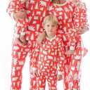 VAENAIT BABY Kids Adult Couple Family Matching Christmas Pjs Xmas Holiday Buffalo Plaid Sibling Pajama Set (Polarbear) XL
