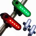 Vantone LED Navigation Light Kit for Kayak, Dinghy, Canoe, Boat Stern, Pontoons, Bike Tail, Portable Battery Operated Rechargeable LEDs for Night Fishing Paddling
