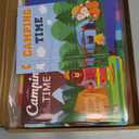 Pasimy 48 Pcs Camping Coloring Books with Stackable Crayons Coloring Pages Drawing Booklet Party Supplies for DIY Art Painting Goodie Bag Fillers