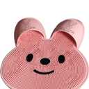 Wiping Foot Pads, Can Be Used for Wall Pasting, Rubbing Foot Pads, Rabbit Foot Pads, Shower Foot Pads, Massage Foot Pad (Pink)