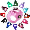 EcoBark XXS Dog Harness - Teacup Breed Dog Harness - Step in Halter Vest - Eco-Friendly Luxury Soft Mesh Halter - No Pull Mini Chest Body Collar - for Puppy & Toy Breeds (XXS, Baby Pink) (XXS- 4 to 5 lbs- Chest Up to 11 in (Pack of 1))