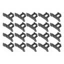 20PCS Solar Panel Drain Clip 30mm, Excellent ABS Material, Exquisite Craftsmanship, Easy to Install, Compact and Portable, for PV Modules Cleaning, Photovoltaic Panel Drainage