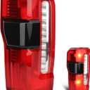 Halogen Type Tail Light Compatible with 2023 2024 2025 Ford F250 F350 Super Duty w/Blind Spot, Module Not Included,Rear Taillights Left Driver Side Replace OE:PC3Z13405B FO2800294
