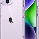 ESR for iPhone 14/iPhone 13 Case, Military-Grade Protection with Shock-Absorbing Corners, Scratch-Resistant and Anti-Yellowing Acrylic Back, Slim Protective Phone Case, Air-Armor Series, Clear Purple
