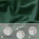 KOUFALL Short Green Christmas Curtains for Kitchen Bathroom Window,Sheer Linen Decorative Curtains for Bedroom (36"W x 45"L (Pack of 2))