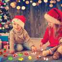 2 x 24pcs Christmas Mochi Squishy Toys Christmas Stocking Stuffers, Squishies Stress Relief Toys for Kids Girls Boys Bulk Christmas Classroom Gifts Party Favors