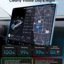 Wigoo Tesla Model Y Premium 2025 & Model 3 (2024~2026) Screen Protector Matte [No Glare & Fingerprint] Model 3/Model Y Premium 2025 Accessories, 15.4" Tempered Glass Protector with Alignment Kit