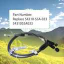 Manual Shifter Cable Compatible with Civic 2001 2002 2003 2004 2005 1.7L Transmission Cable Shift Control Wire Change Shift Gear Clutch, Replace 54310-S5A-033