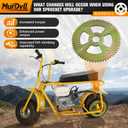 60T Rear Chain Sprocket # 40 41 420 for Coleman CT100U CC100X Mega Moto MMB80 105 Baja Doodle Bug DB30 Motovox MBX10 Mini Bike