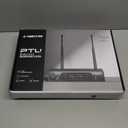 Phenyx Pro Wireless Microphone System, Dual Wireless Mics,w/ 2 Handhelds, Auto Scan,2x100 UHF Frequencies,328ft Range,Dynamic Microphone for Singing, Karaoke, Church(PTU-71-2H)