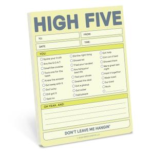 Knock Knock High Five Nifty Note (Pastel Yellow) (Knock Knock Nifty Notes)