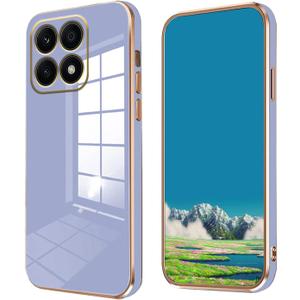 Compatible with Honor X8a Case Silicone Pink, Plating for Honor X8a Phone Case Shockproof Thin and Soft Cover (Smoky Purple) (blue) Compatible with Honor X8a Case Silicone Pink, Plating for Honor X8a Phone Case Shockproof Thin and Soft Cover (Smoky Purple) (blue)