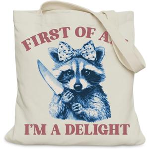 Just a Girl Who Loves tote Bag for Women Girls, Aesthetic Tote Bag for Her, Medium Size with Inner Pocket
