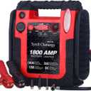 New Upgrade Car Battery Jump Starter & Portable Air Compressor, 1800A 20000mAh 12V Jump Box Power Station, 260PSI Tire Inflator (Up to 8.0L Gas/Diesel), LED Light, USB, Battery Booste