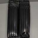 Nuenen 100 Pcs Tall Tree Pot Plastic Deep Plant Nursery Pots Black Seedling Treepots Flower Plant Container with Drainage Holes for Indoor Outdoor Gardening (11.8" H X 3.9" W)