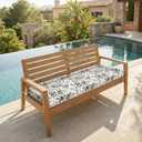 Outdoor Bench Cushion, Bench Furniture Cushion 48x18x3 Inch, Porch Swing Cushions for Home Garden Loveseat Couch Sofa Glider, Dailey Tan