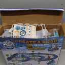 Track Car Toys, 269 PCS Racing Tracks Toy, Create A Frozen World Race Road, Flexible Tracks Playset & 2 PCS Cool Race Cars, Toddler Toys Birthday Gifts for Age 3 4 5 6 Year Old Boys Girls (Blue)