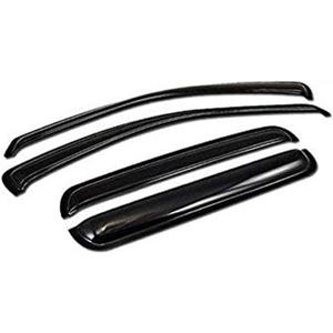 4Pcs Front Rear Window Deflector Sun/Rain Guards Smoke Window Visors Compatible with 1999-2004 Grand Cherokee