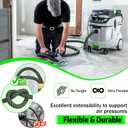 Dust Extractor Hose D27/32x3.5M For Vacuum Hose, Compatible With Festool Ct 26/36/48 Ct 15/25 Ct Mini and Ct Midi Vacumm, Suitable for Sanders, Track Saw And Other Power Tools, 3.5M